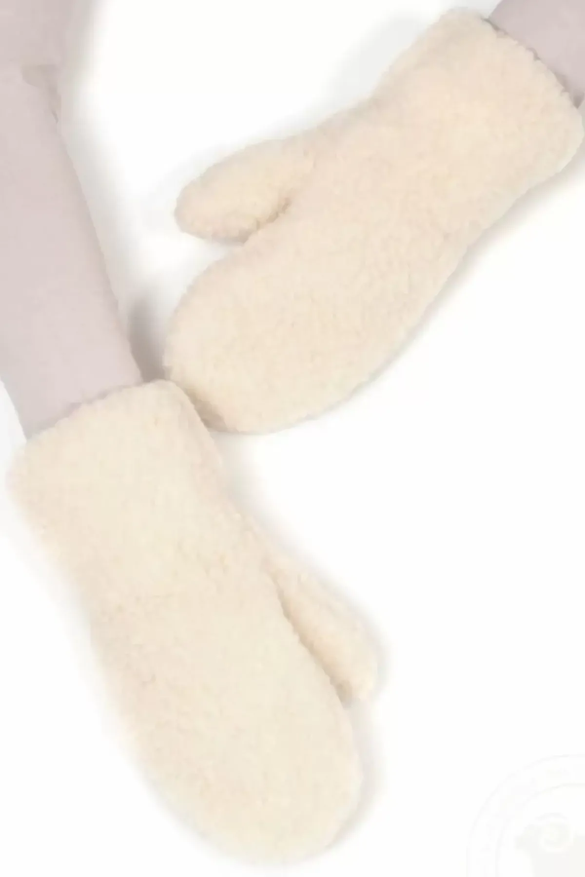 Danefæ Handschuhe>Alwero Wool Mittens Gully Natural
