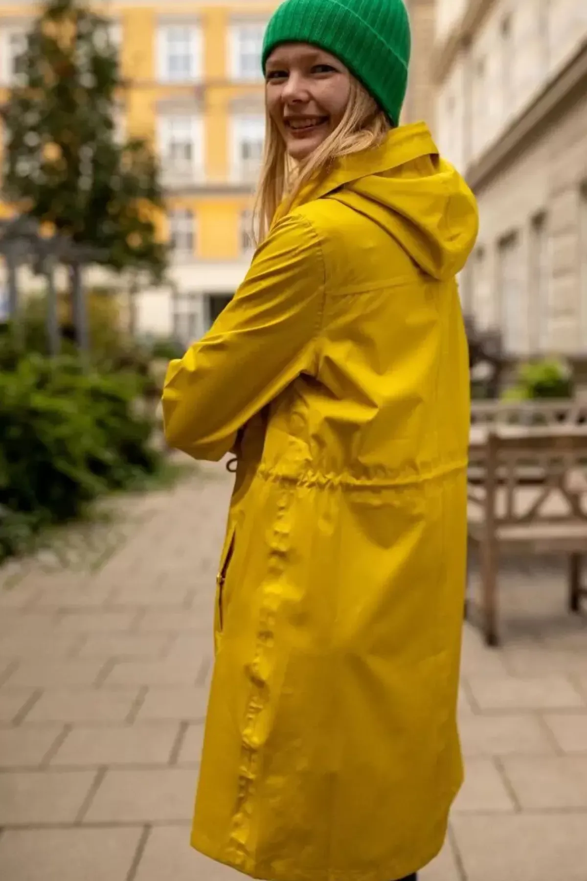 Danefæ Regenjacken>Danaalborg Raincoat Dk Yellow