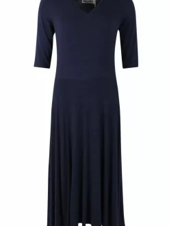 Danefæ Kleider>Danandersen Viscose Dress Navy