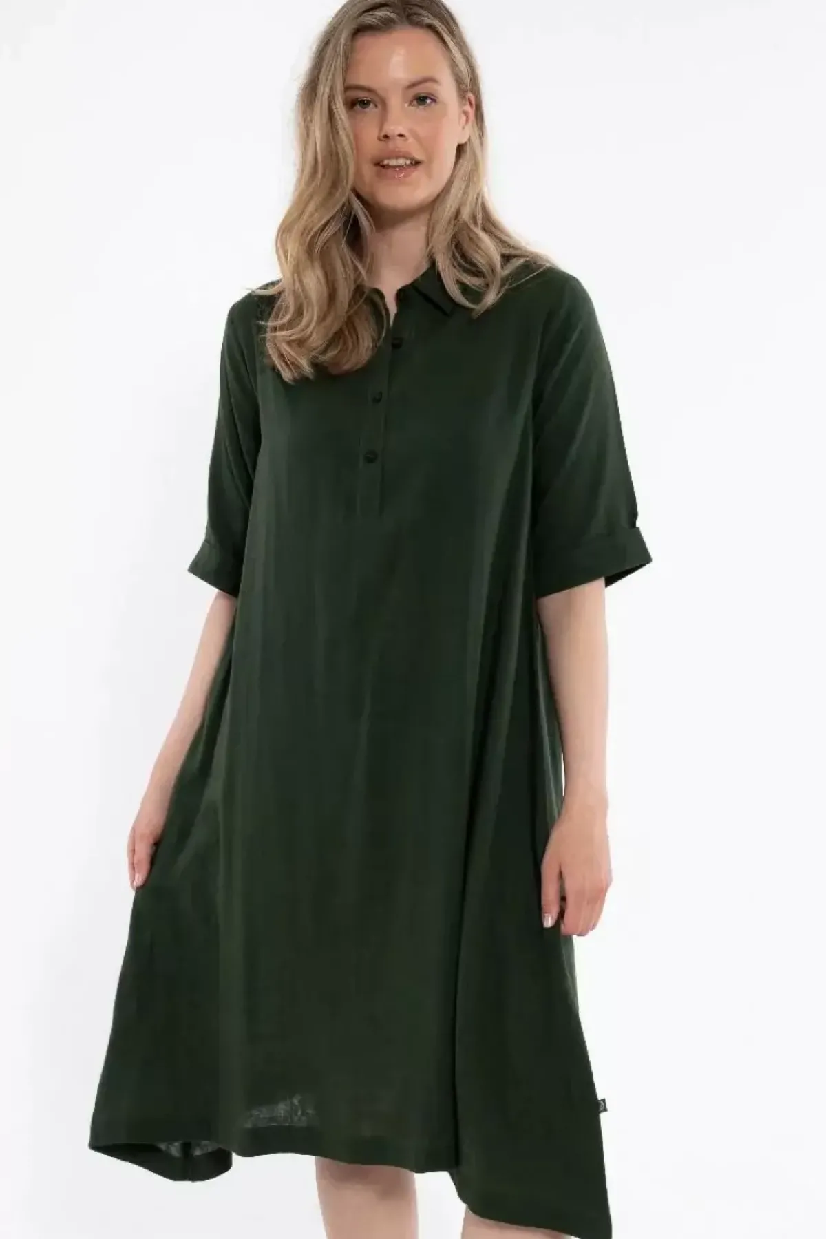 Danefæ Kleider>Danane Cloth Dress Dk Army