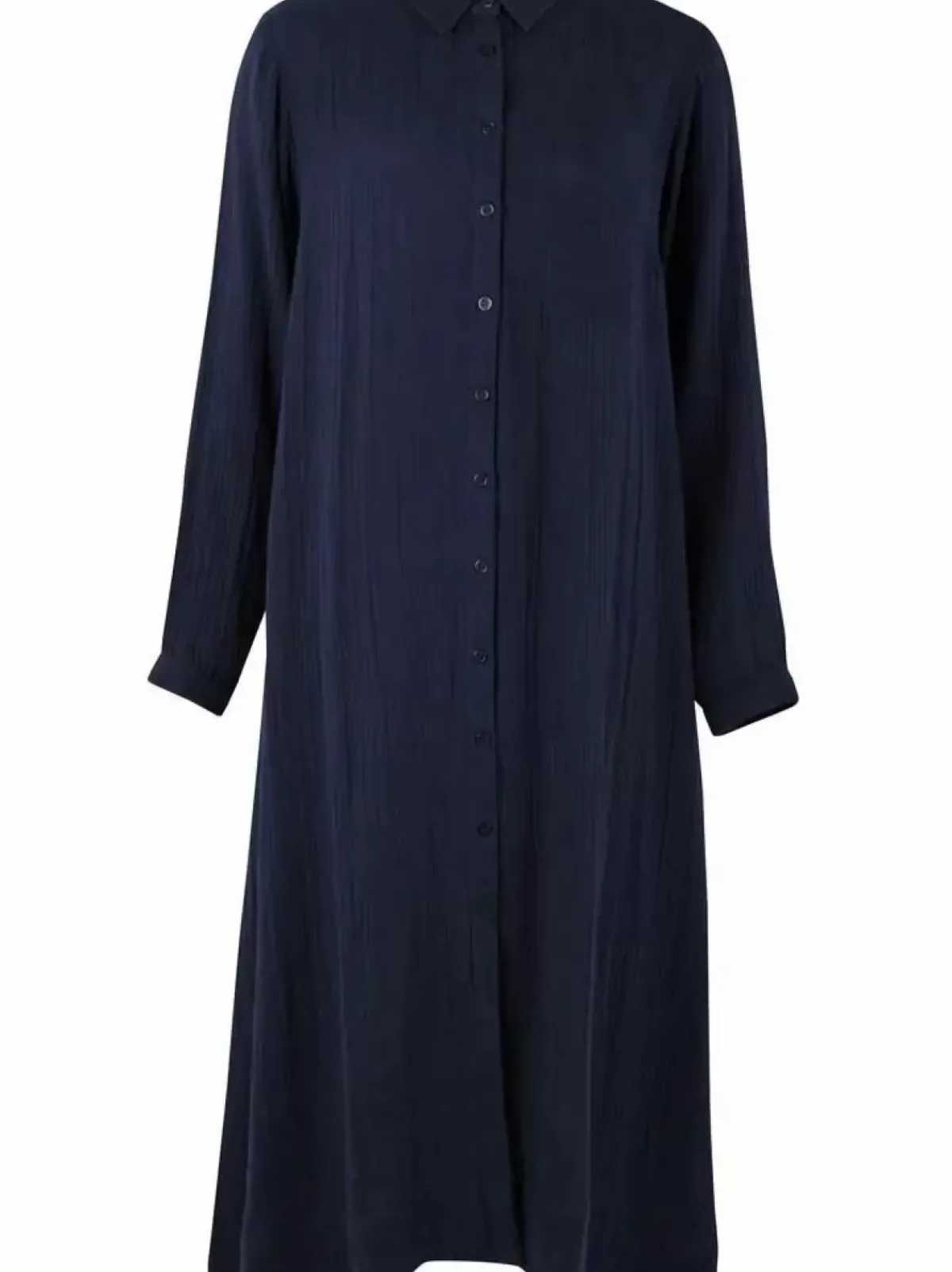 Danefæ Kleider>Danapril Ls Heavy Cloth Dress Dark Navy