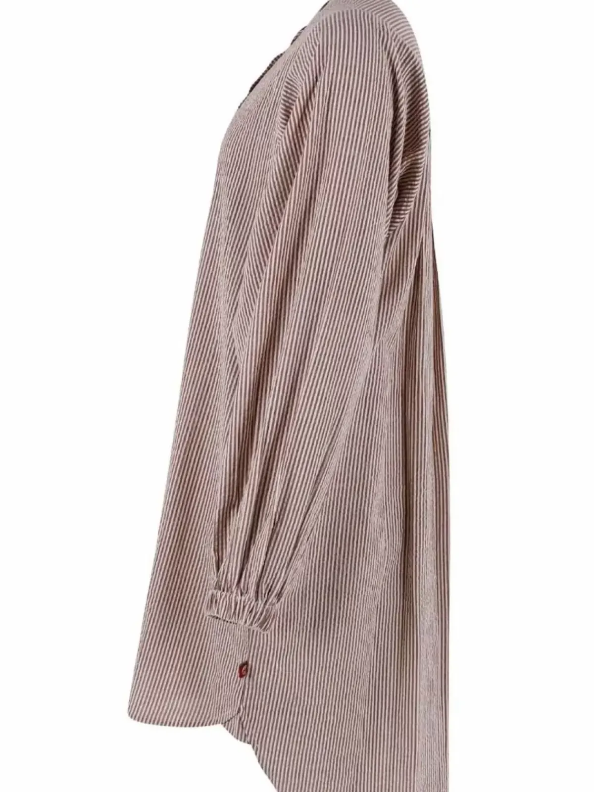 Danefæ Blusen>Danatelier Shirt Brick/Chalk
