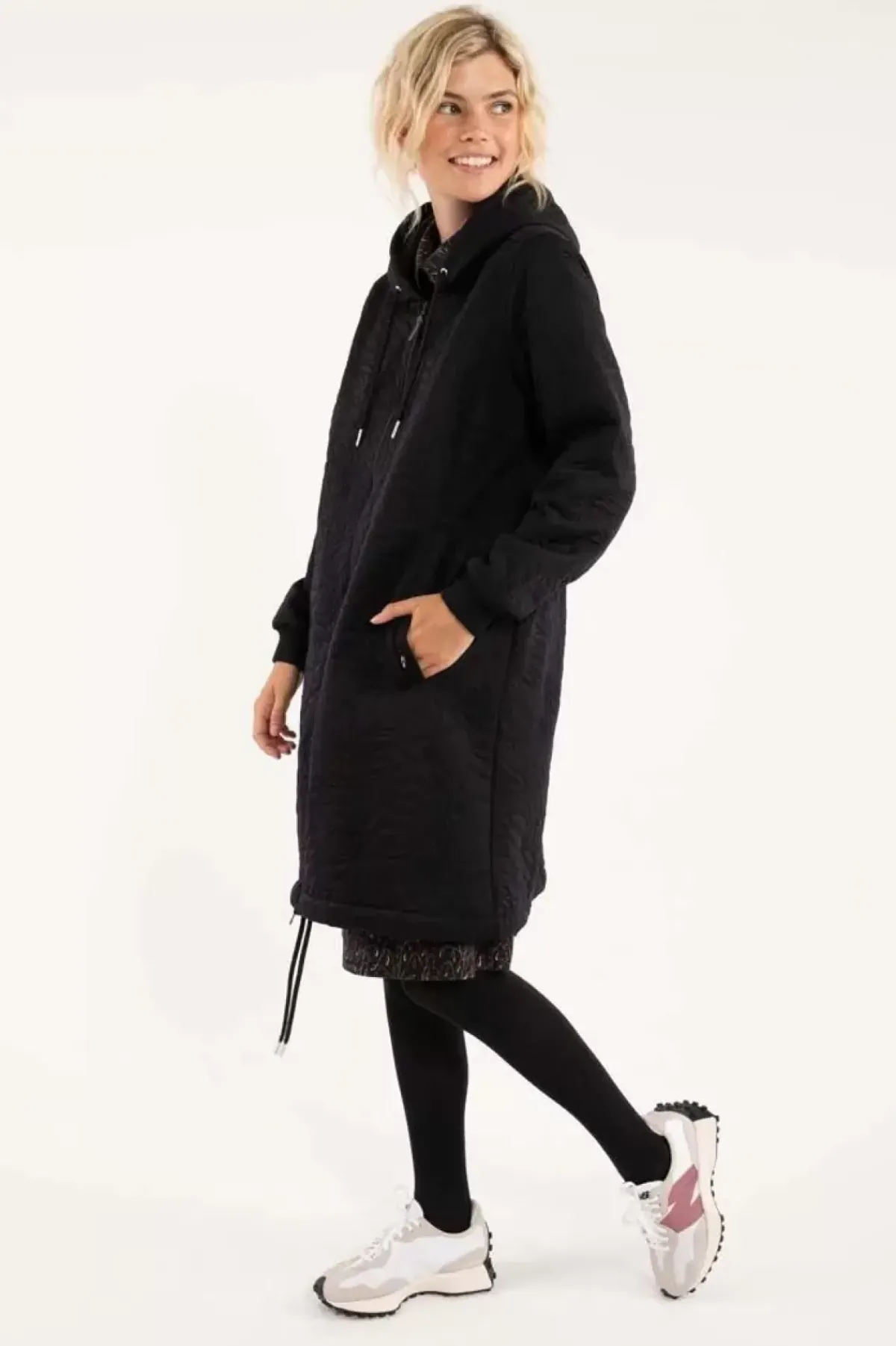 Danefæ Thermokleidung>Danebakke Thermo Coat Black Leaf