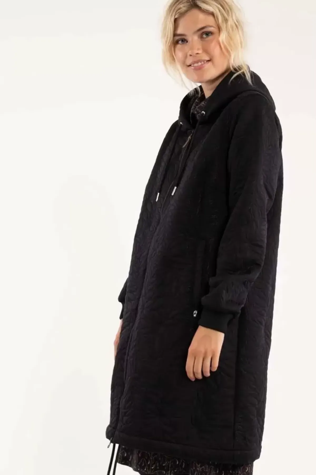Danefæ Thermokleidung>Danebakke Thermo Coat Black Leaf