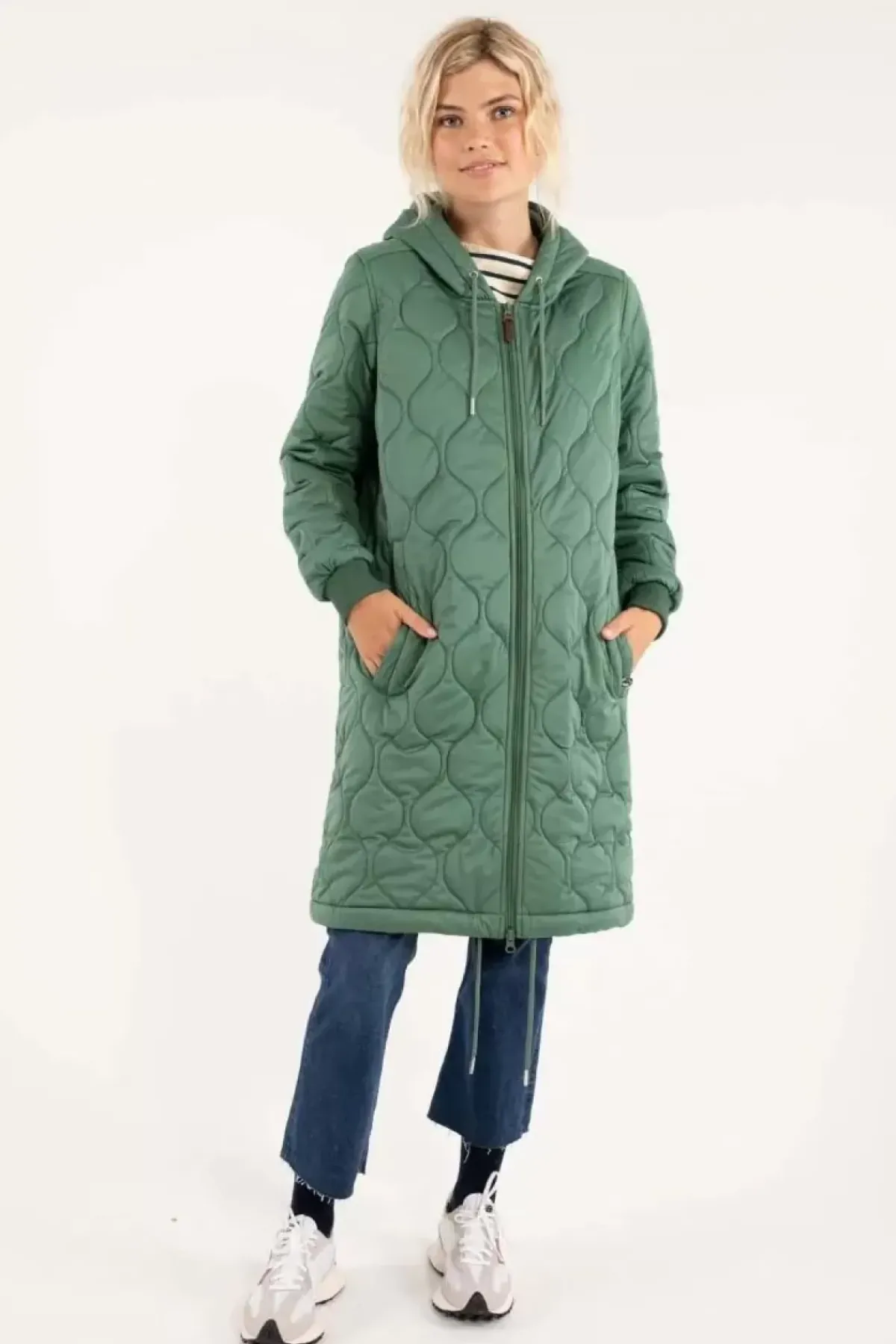 Danefæ Thermokleidung>Danebakke Thermo Coat Rover Khaki Bubbles