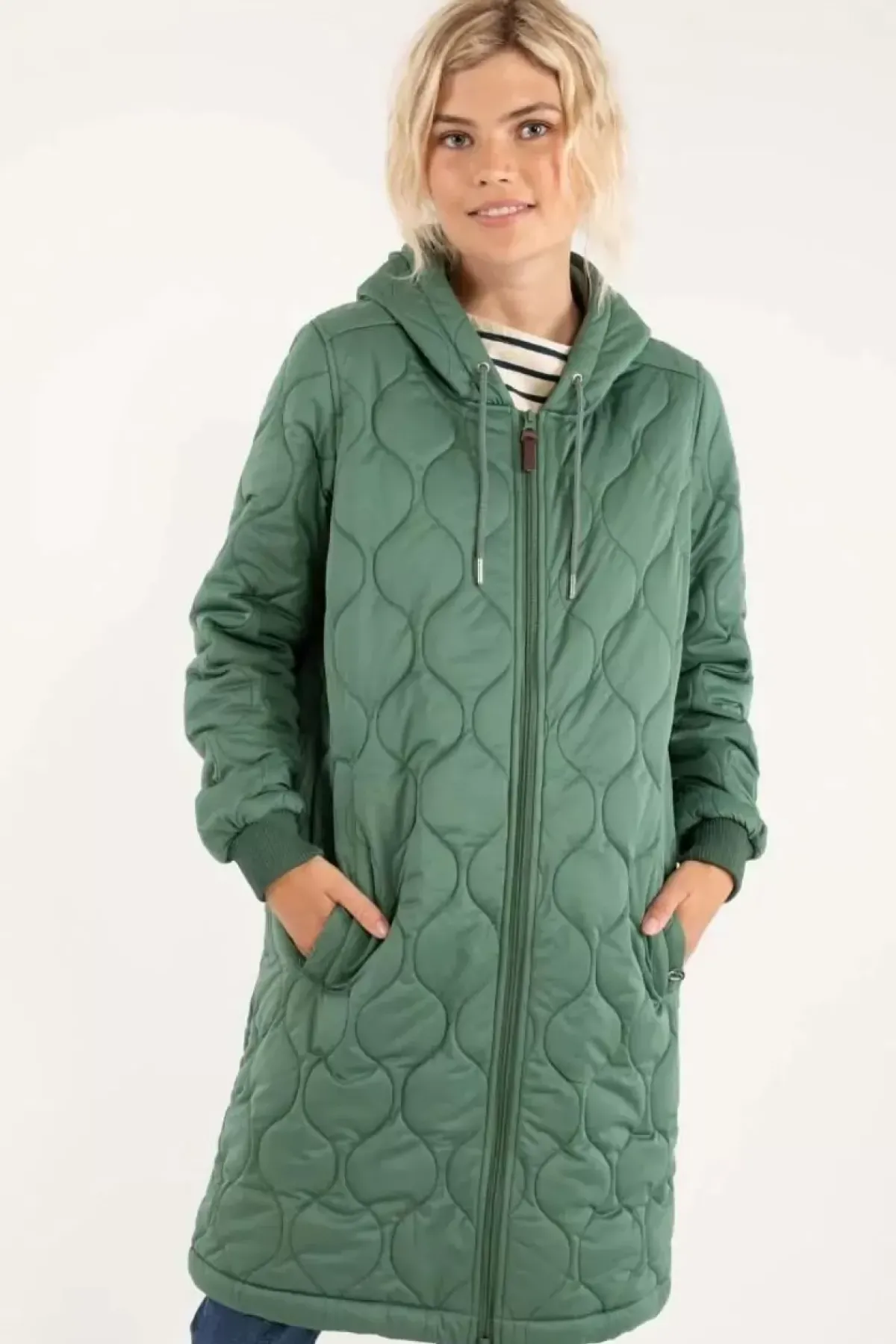 Danefæ Thermokleidung>Danebakke Thermo Coat Rover Khaki Bubbles
