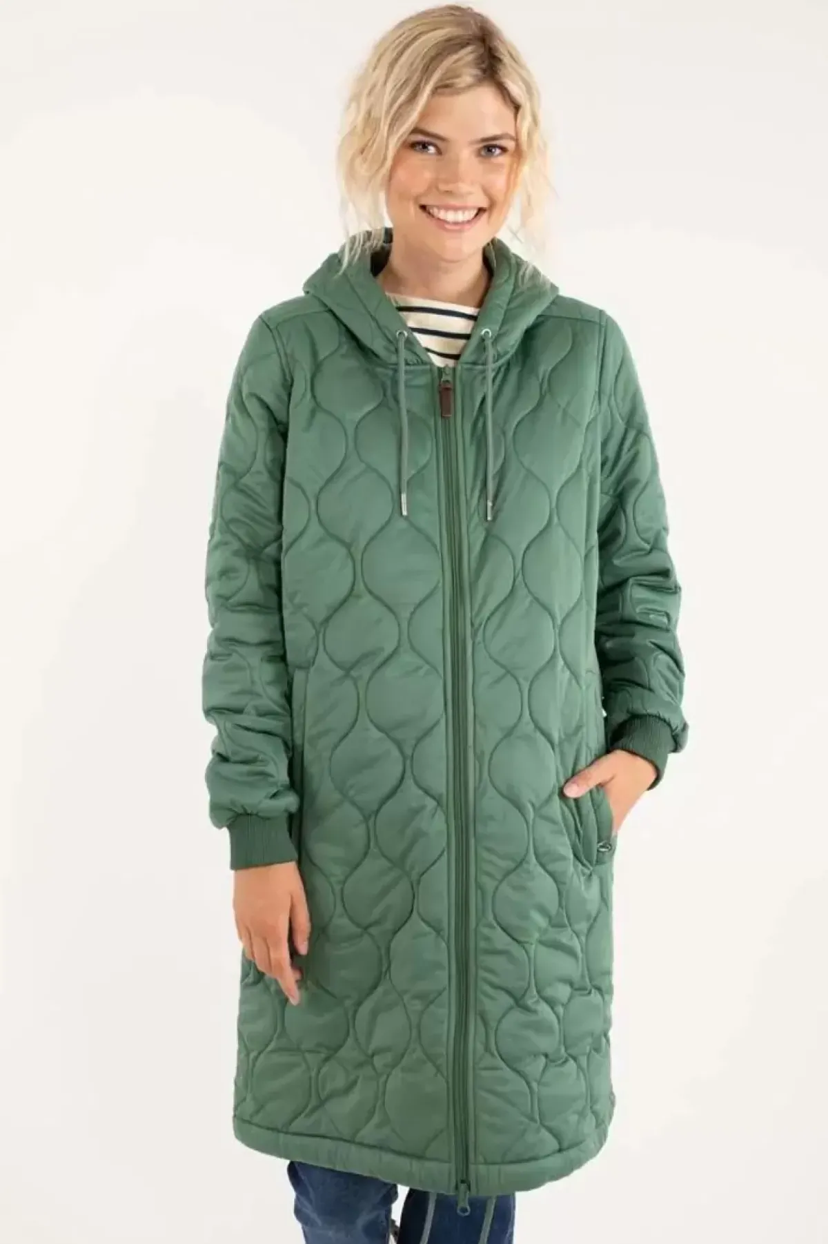Danefæ Thermokleidung>Danebakke Thermo Coat Rover Khaki Bubbles