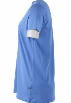 Danefæ T-Shirts>Danebasicladies Ss T Ice Blue Freja