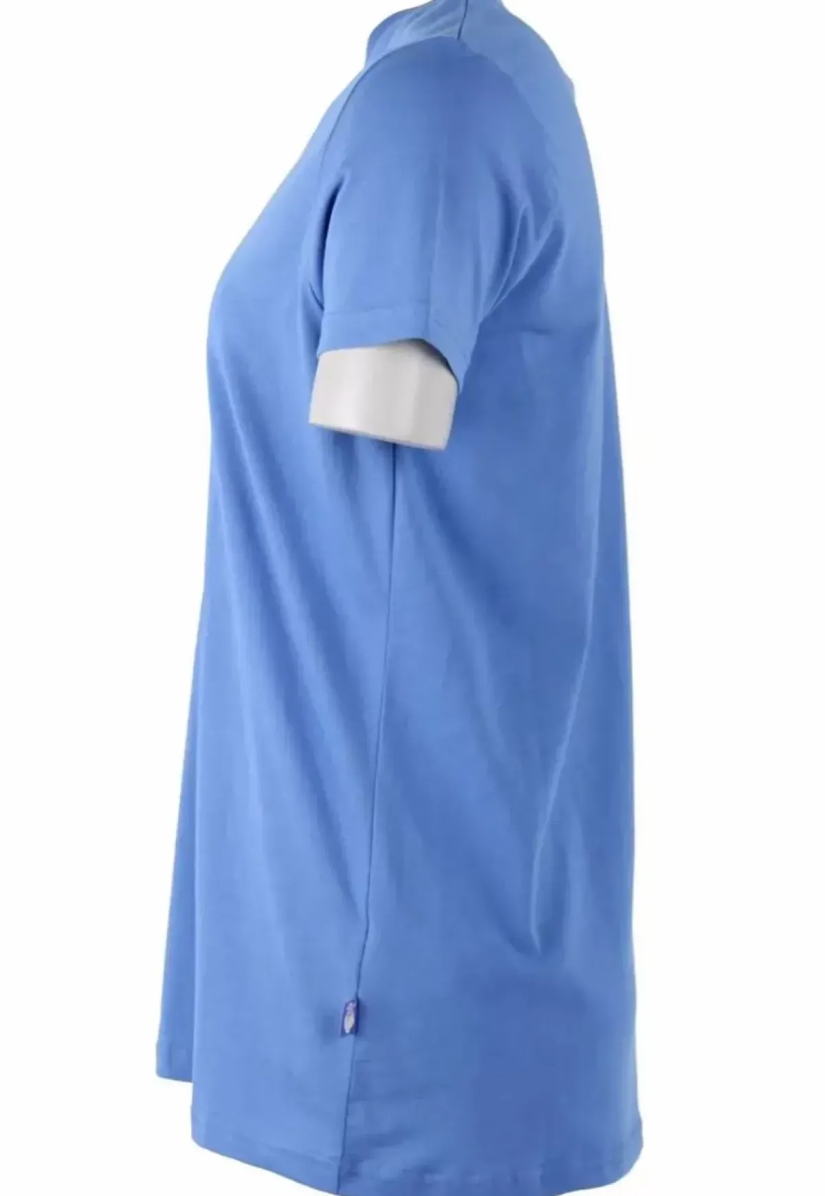 Danefæ T-Shirts>Danebasicladies Ss T Ice Blue Freja