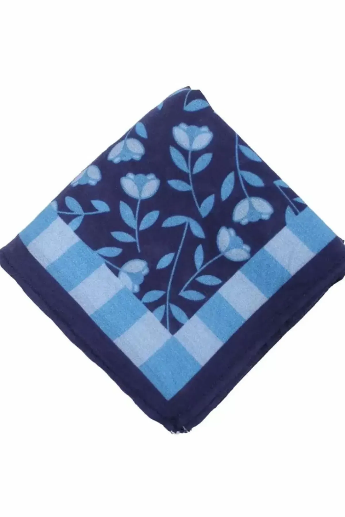 Danefæ Schals>Danebesser Scarf Cold Blue Fleurie