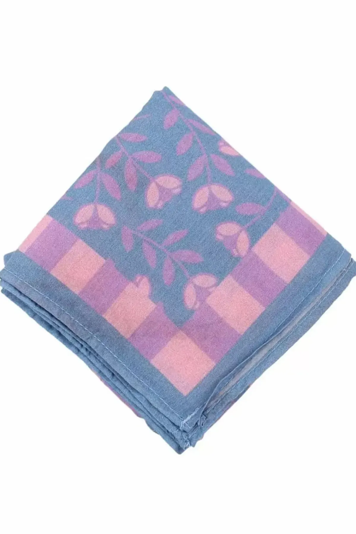 Danefæ Schals>Danebesser Scarf Light Blue Big Fleurie