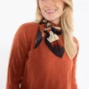Danefæ Schals>Danebesser Scarf Rust Big Stork