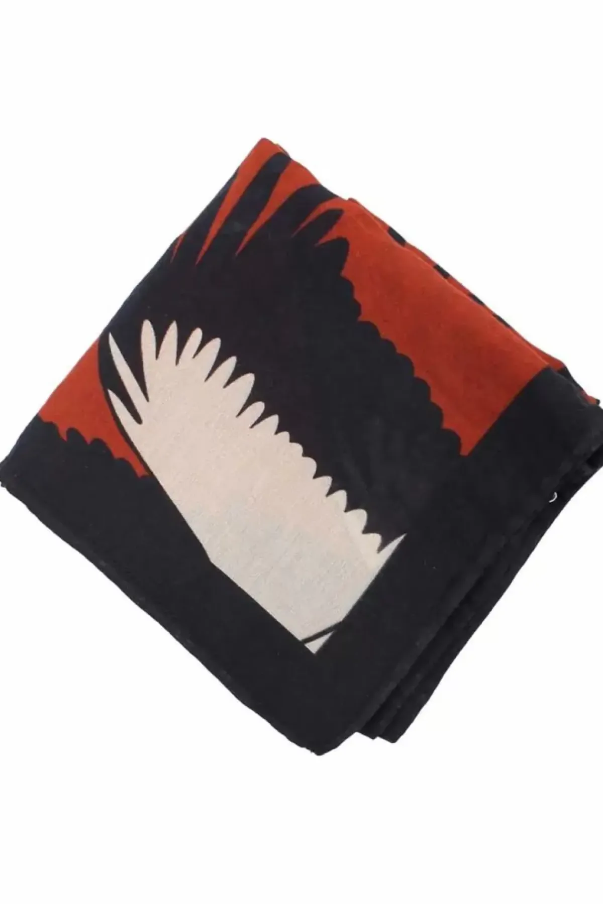 Danefæ Schals>Danebesser Scarf Rust Big Stork