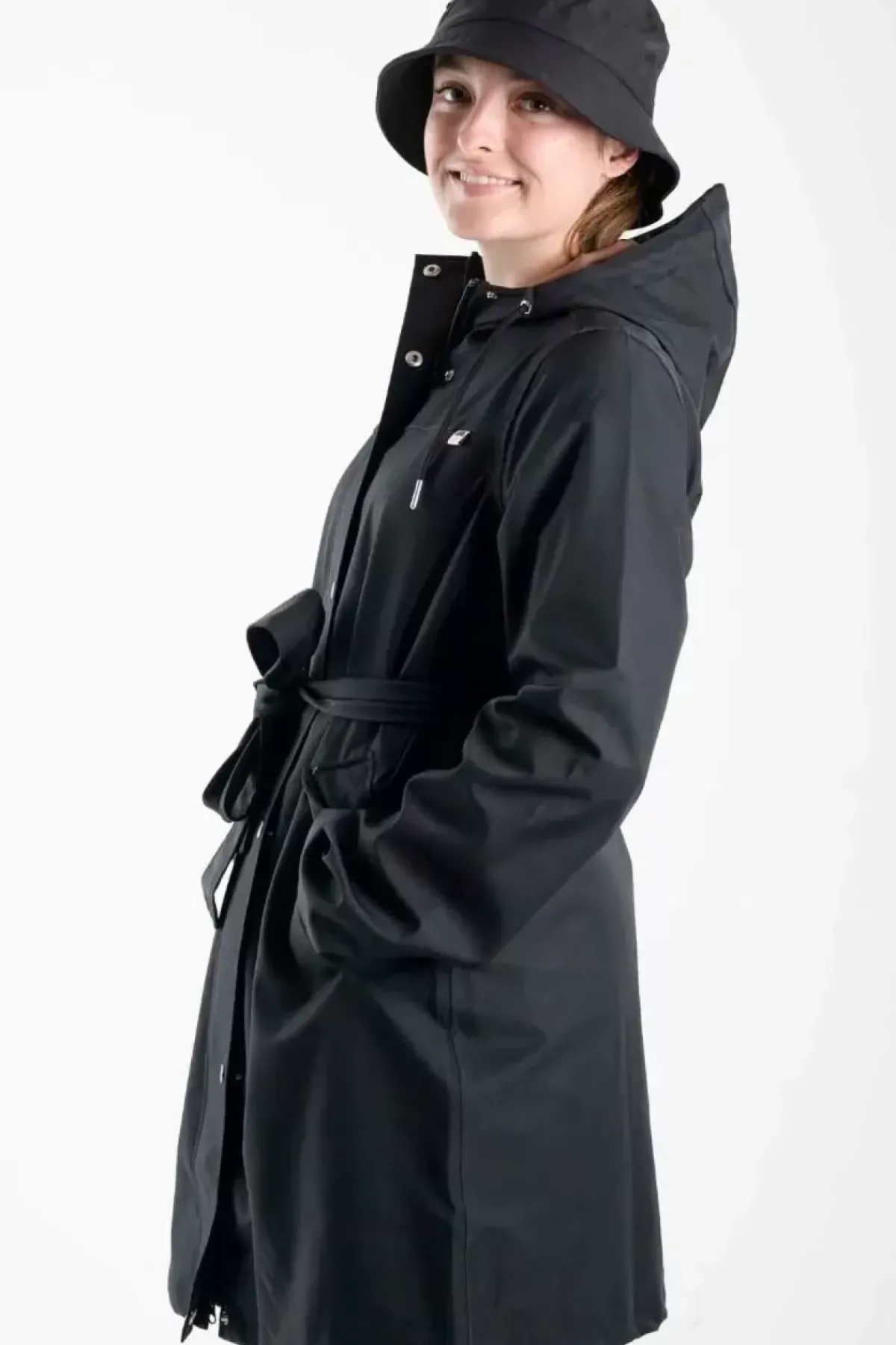 Danefæ Mützen/Hute>Danebucket Rain Hat Black