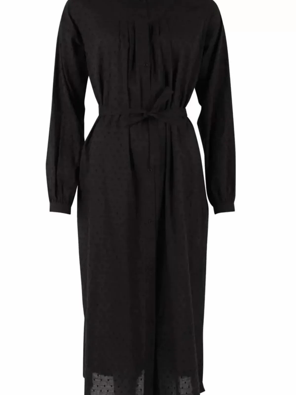 Danefæ Kleider>Danecake Cotton Dot Dress Black