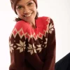 Danefæ Mützen/Hute>Danecarmen Beanie Cognac/Bronze Glitter