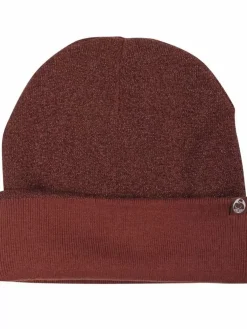 Danefæ Mützen/Hute>Danecarmen Beanie Cognac/Bronze Glitter