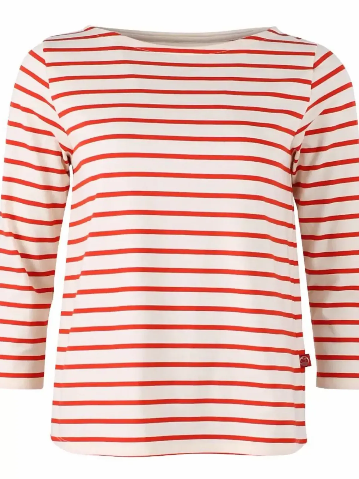 Danefæ Hemden Und Shirts>Danecarribean Heavy Cotton Tee Chalk/Bright Red