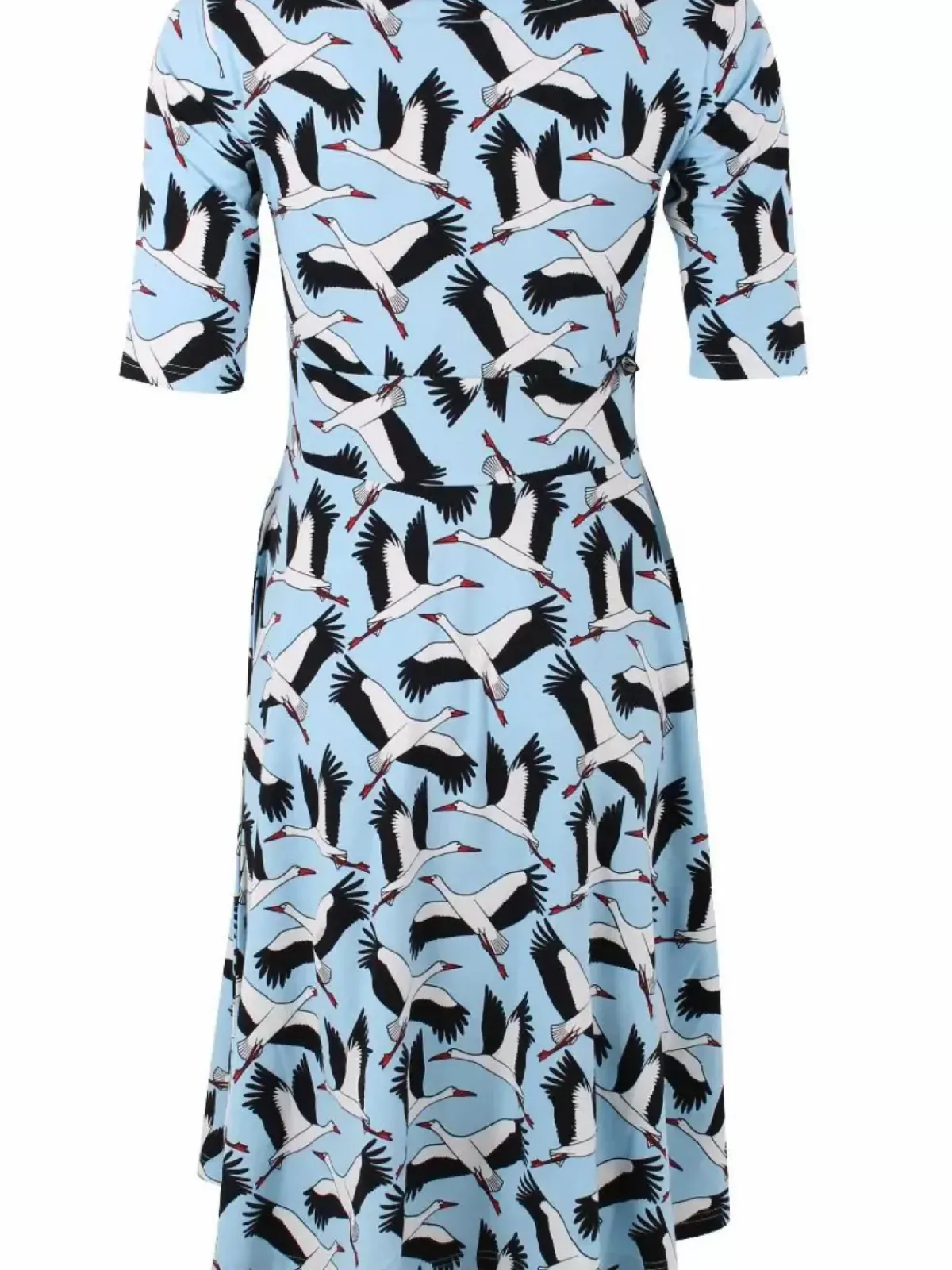 Danefæ Kleider>Danecharlotte Cotton Dress Light Blue Stork