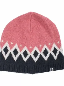 Danefæ Mützen/Hute>Danecountry Beanie Dk Navy/Old Rose
