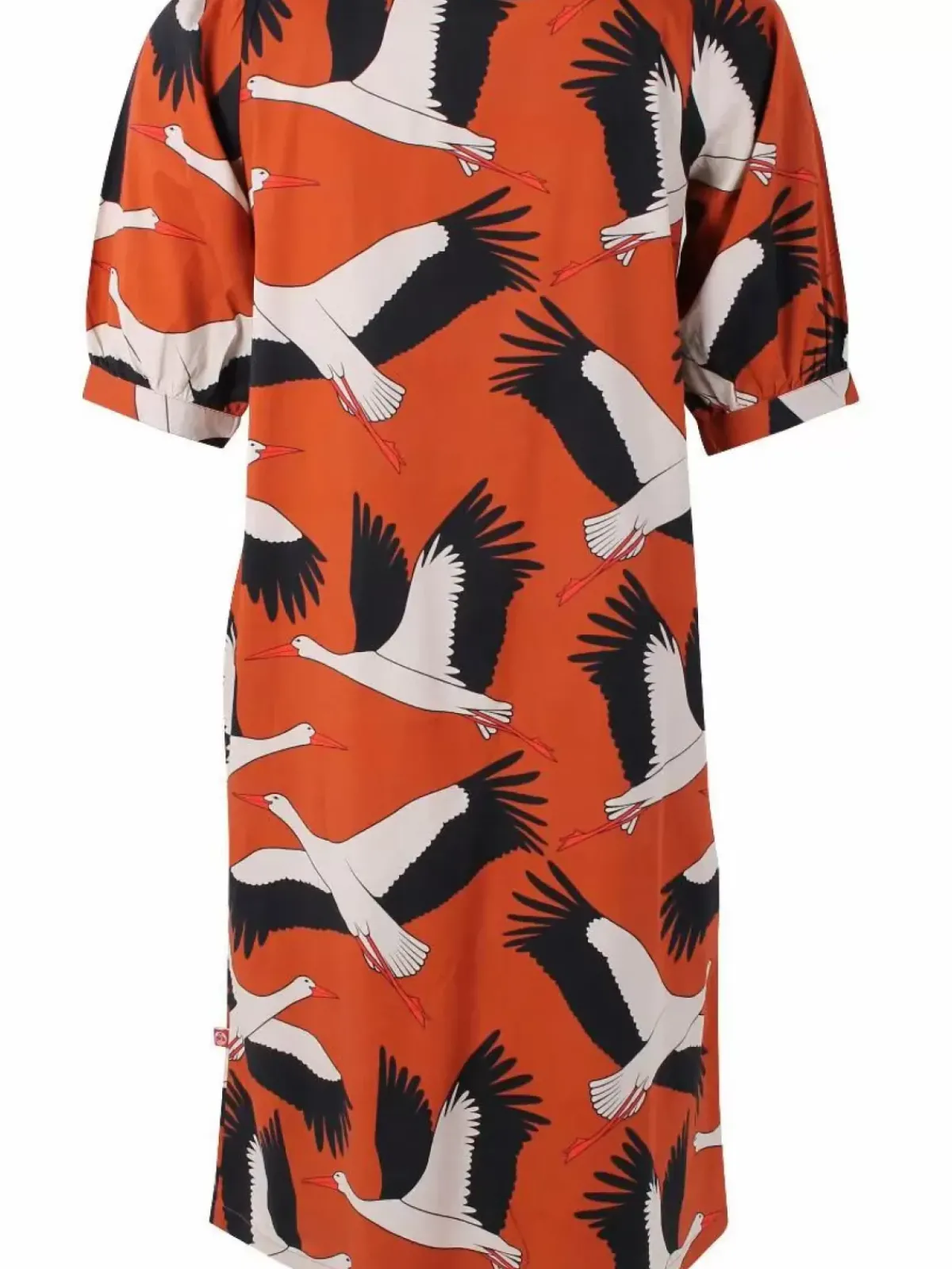 Danefæ Kleider>Danedal Dress Rust Big Stork