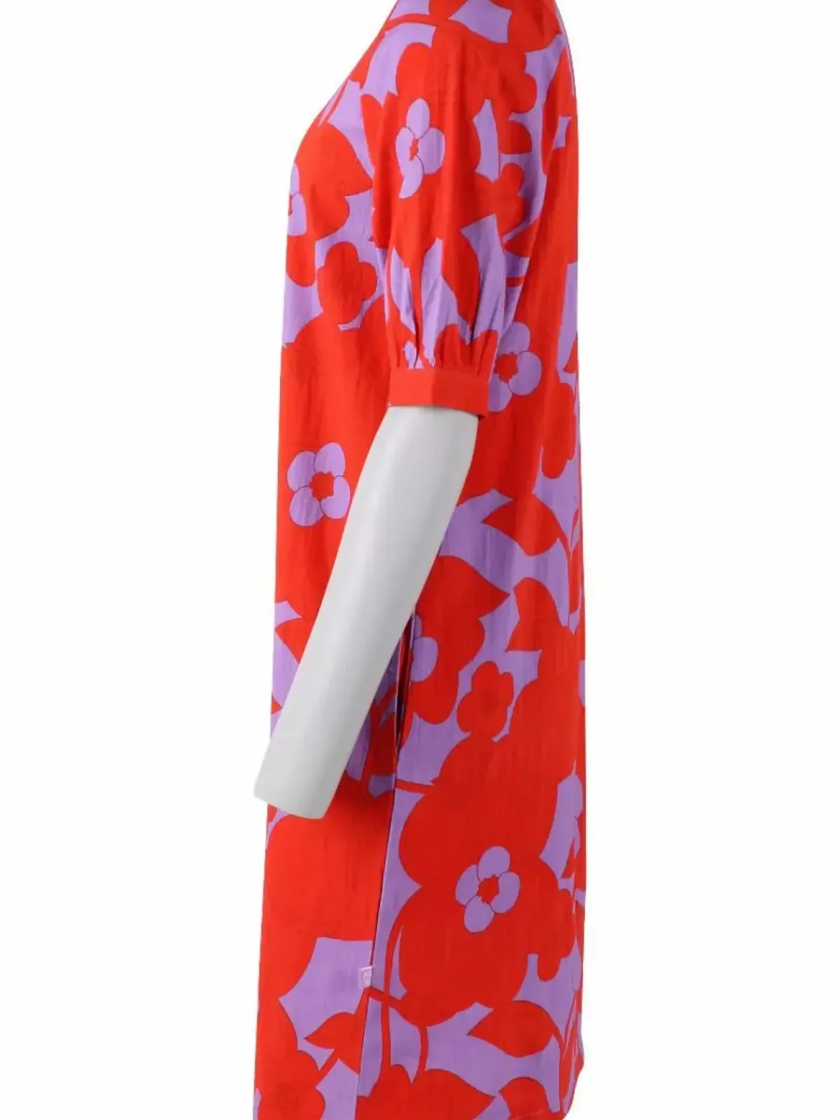Danefæ Kleider>Danedal Dress Soft Viola/Bright Red Bloom Boom