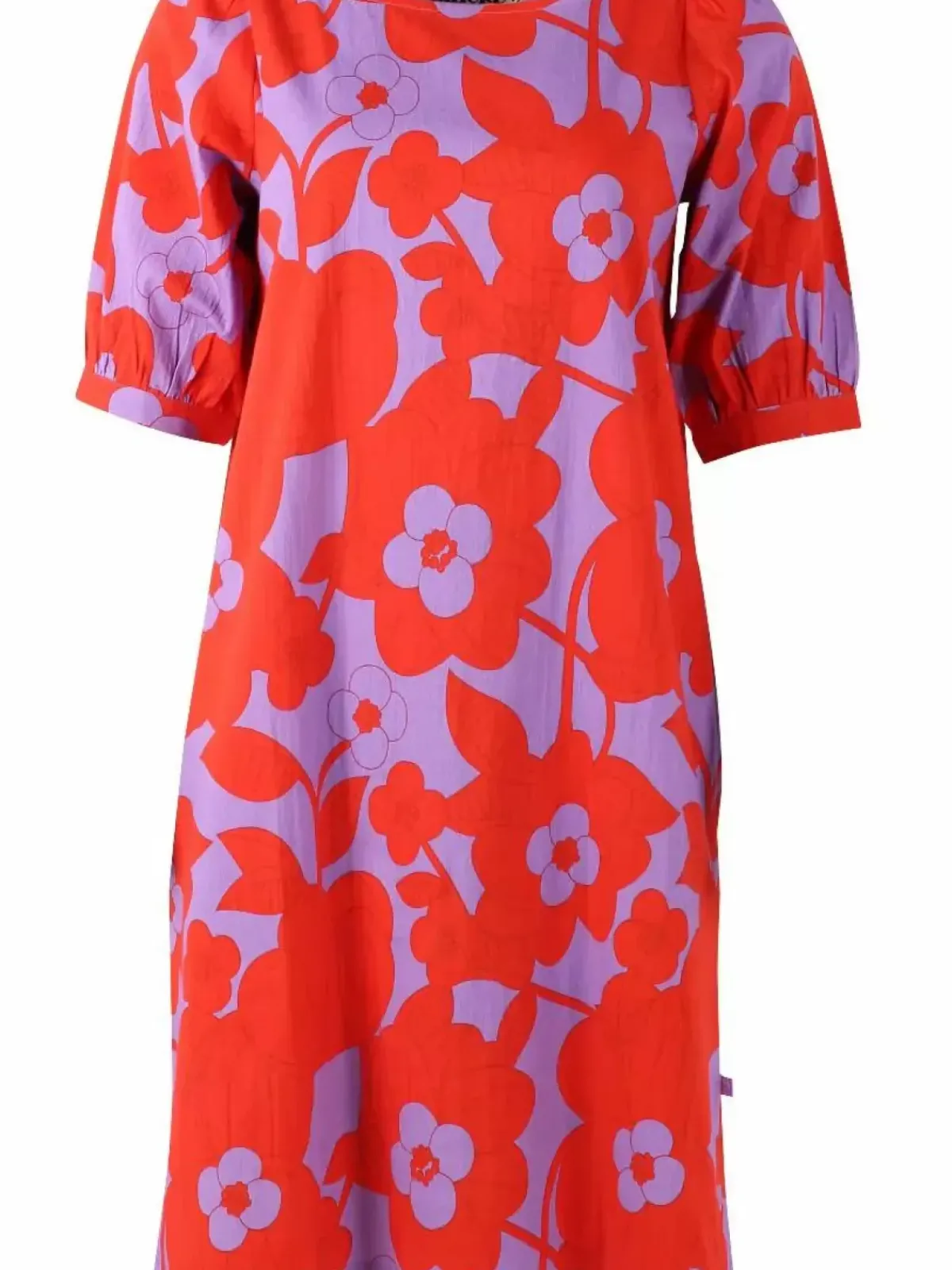 Danefæ Kleider>Danedal Dress Soft Viola/Bright Red Bloom Boom