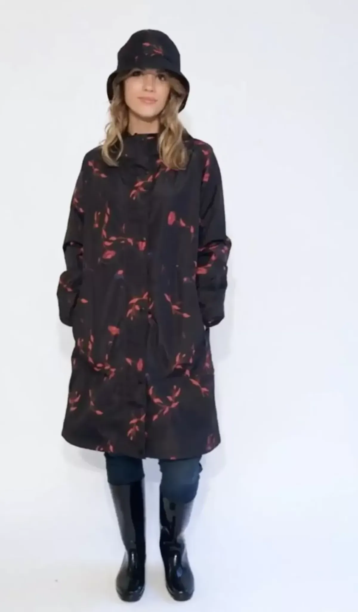 Danefæ Regenjacken>Danedith Rainjacket Black Picabella