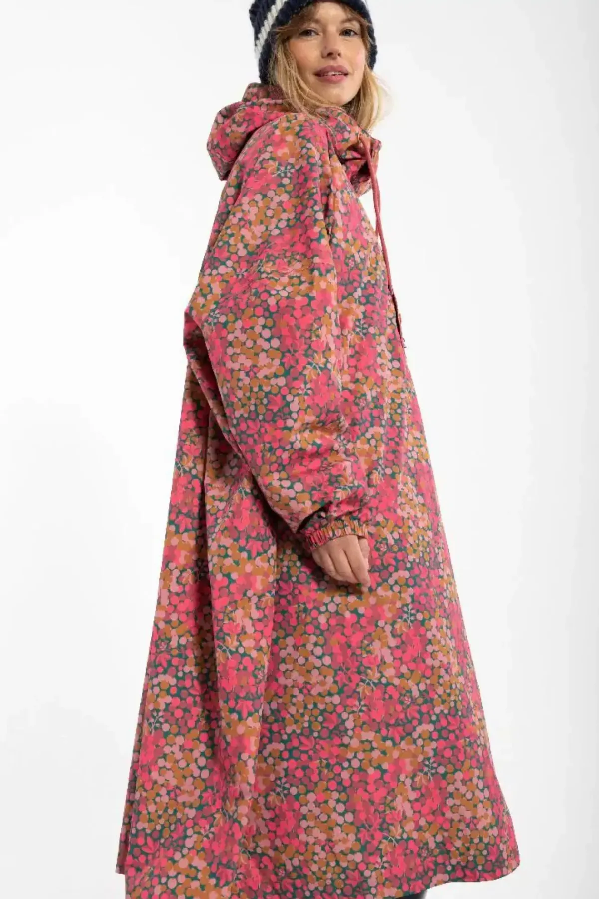Danefæ Regenjacken>Danedream Drops Rain Poncho Berrygood Pink