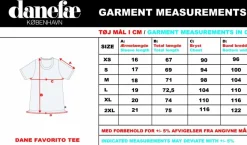Danefæ T-Shirts>Danefavorito Tee X Deep Marine Freja (White)