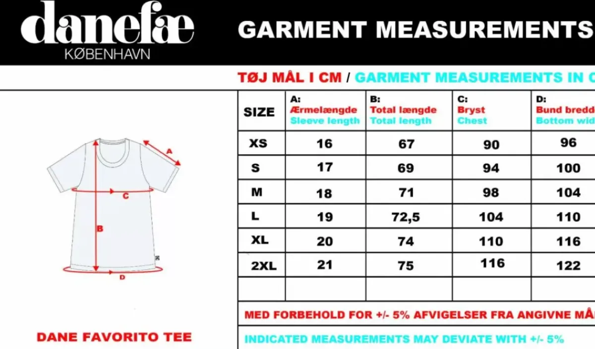 Danefæ T-Shirts>Danefavorito Tee X Deep Marine Freja (White)