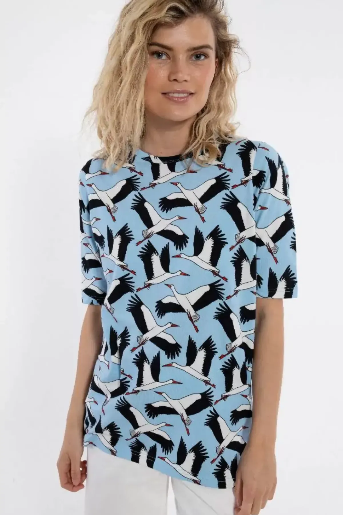 Danefæ Tunicas>Danefield Tunika Light Blue Stork
