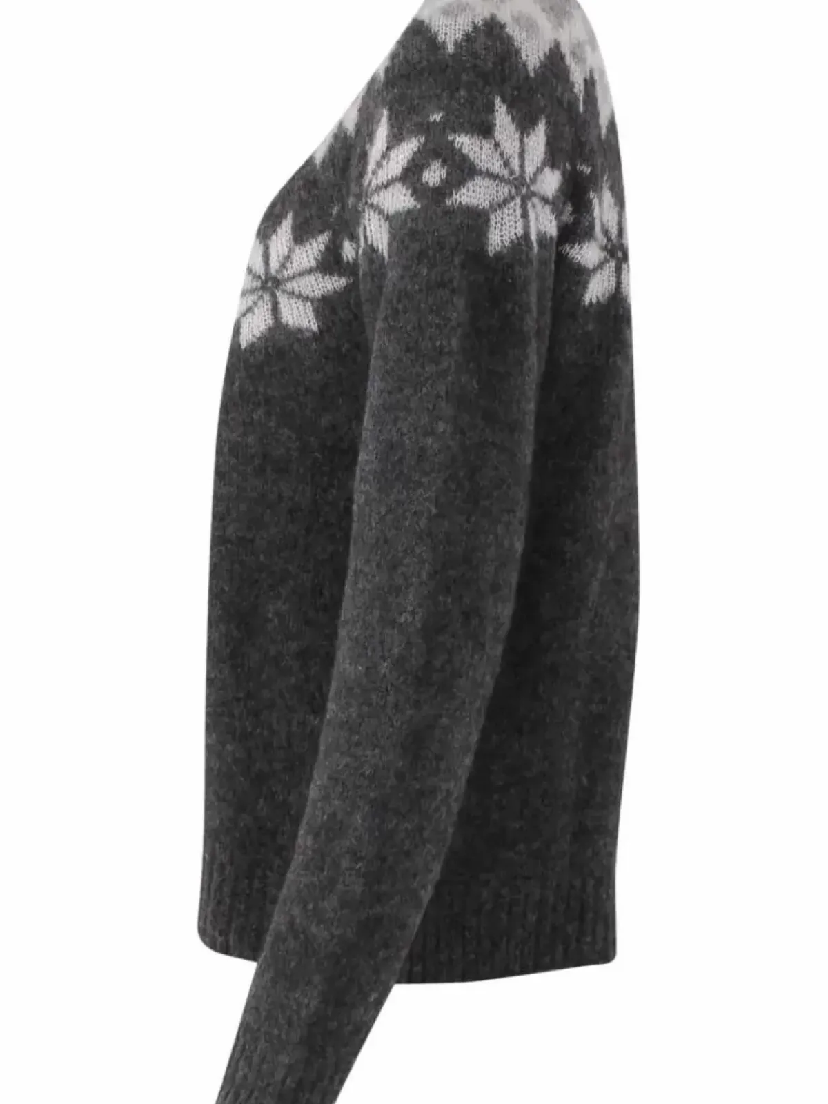Danefæ Strickwaren>Danefjeld Sweater Grey Melange