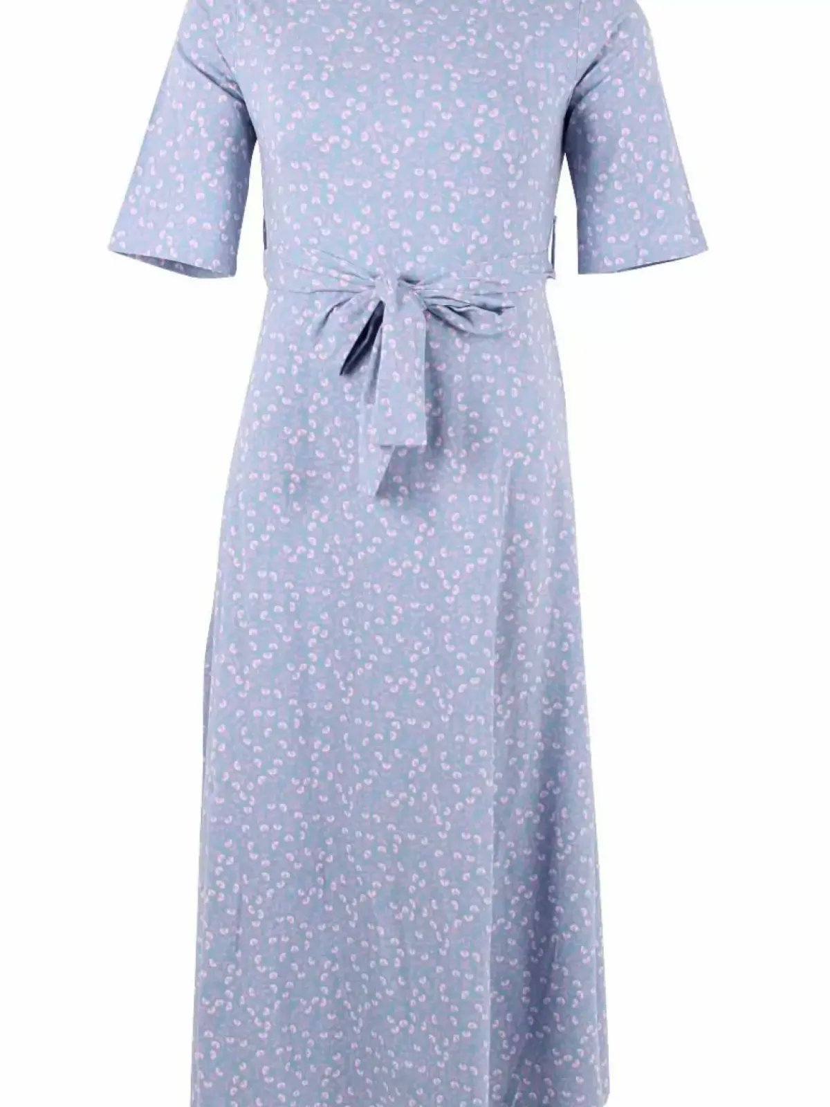 Danefæ Kleider>Daneflora Cotton Dress Light Blue Fleurie