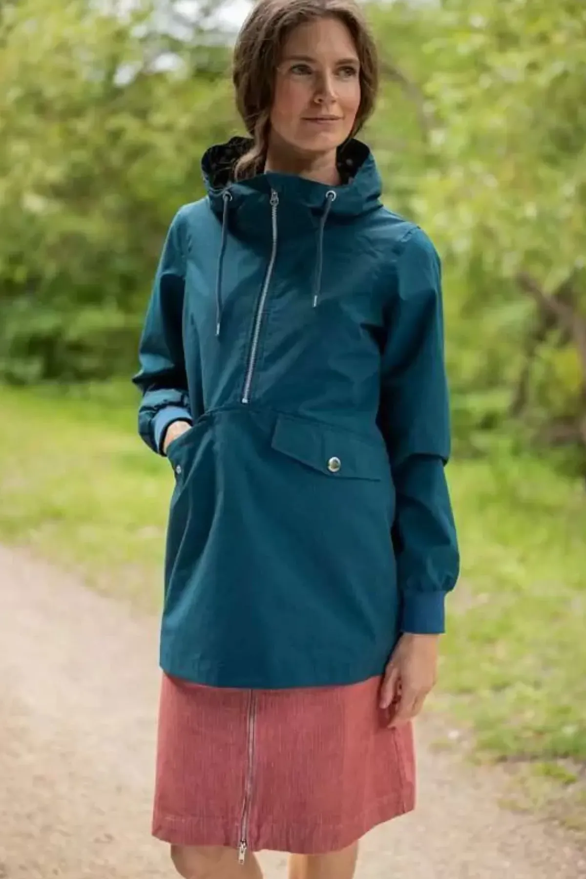 Danefæ Übergangsjacken>Danefryd Anorak Dusty Navy