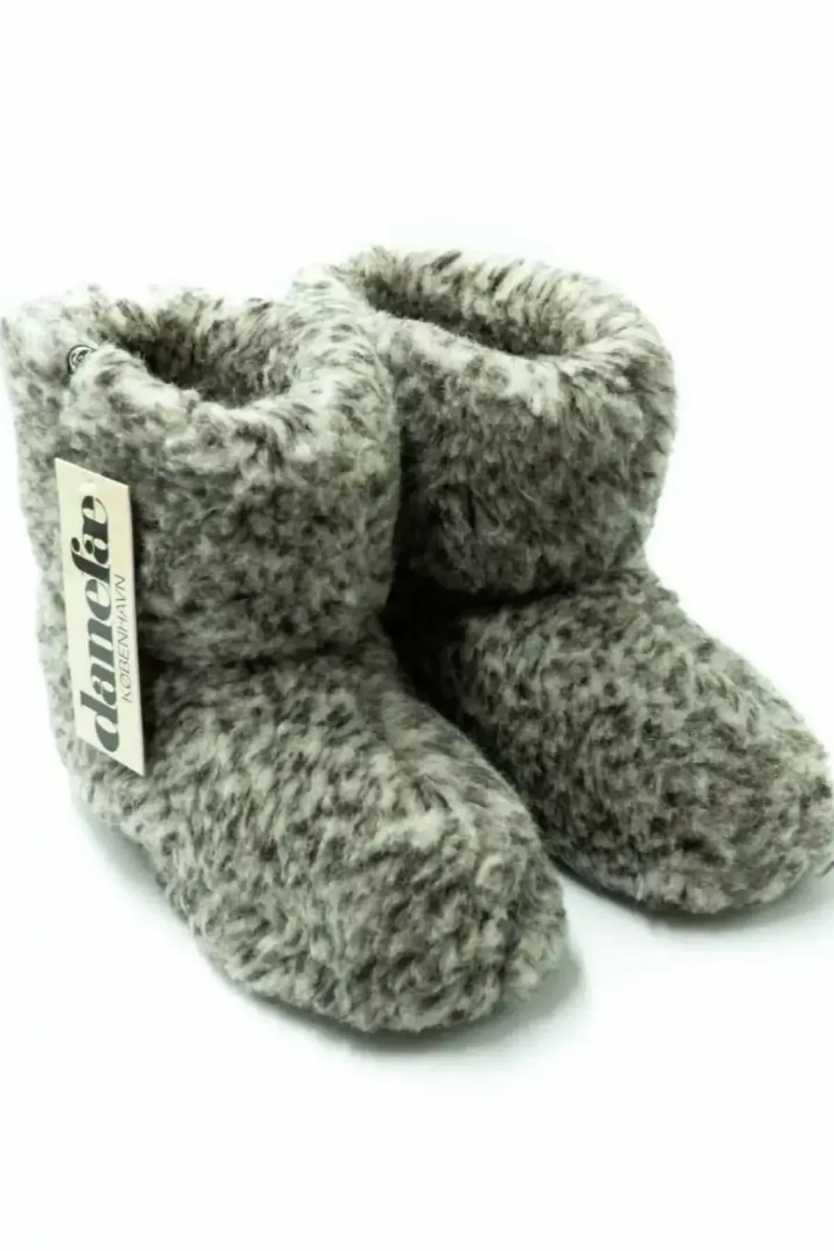 Danefæ Hausschuhe> Wool Boots Grey