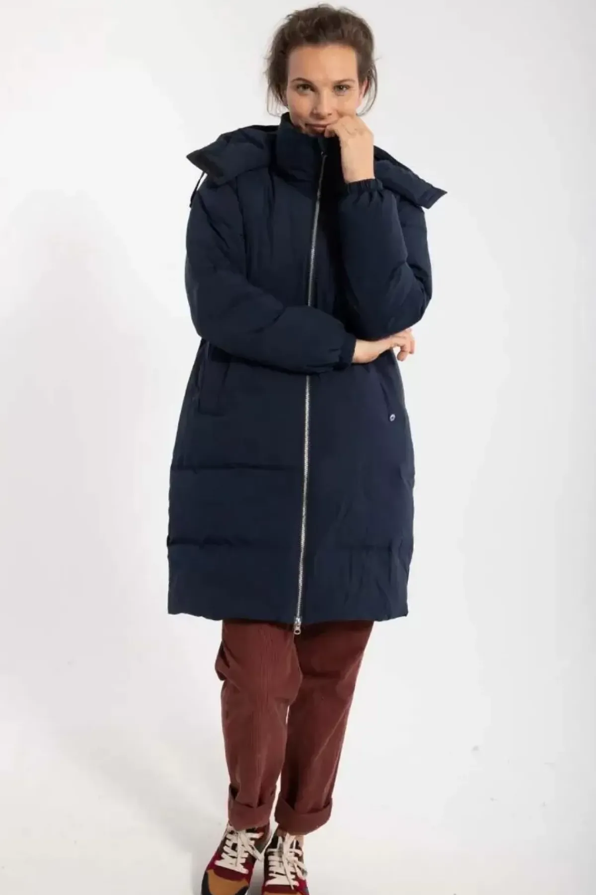 Danefæ Winterjacken>Daneget Down Winter Coat Dk Navy