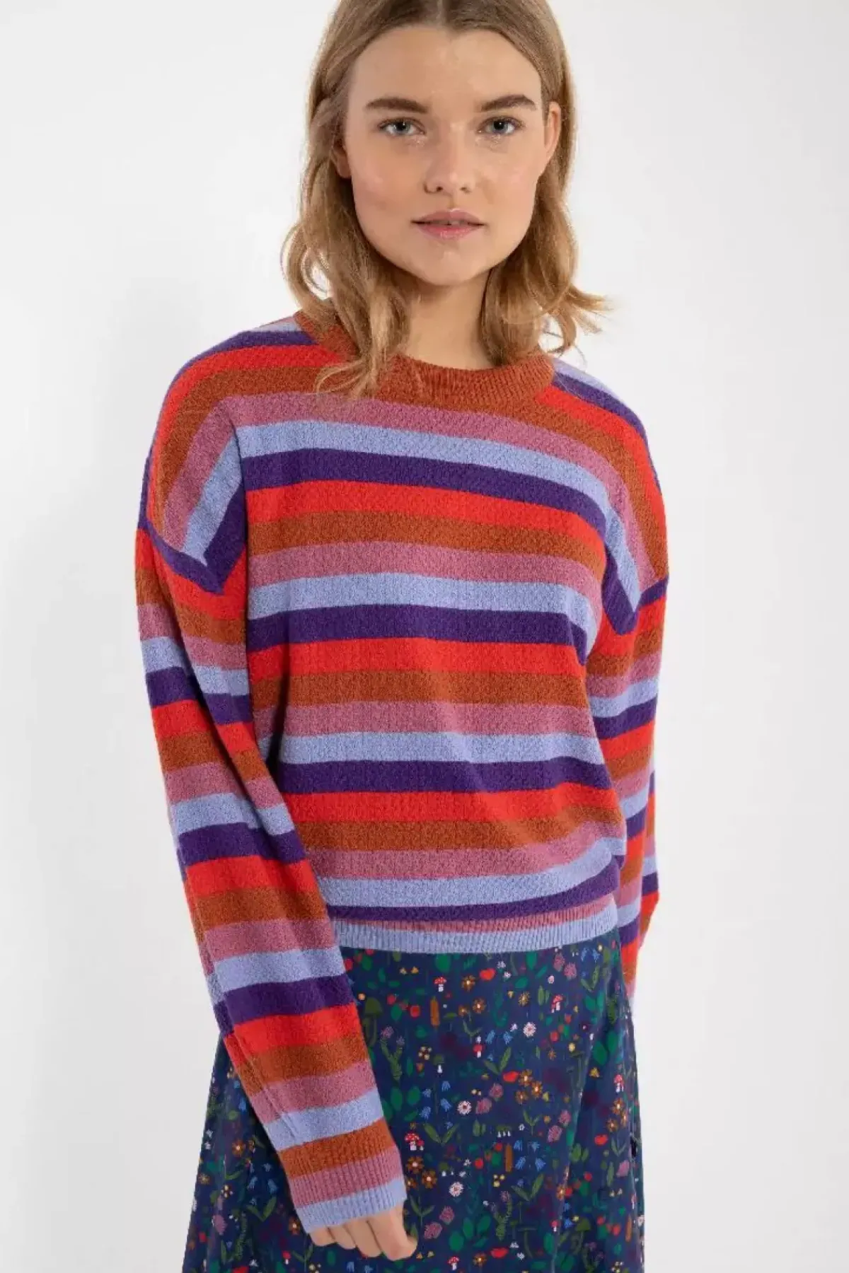 Danefæ Strickwaren>Danegold Pearl Knit Sweater Multicolor 1