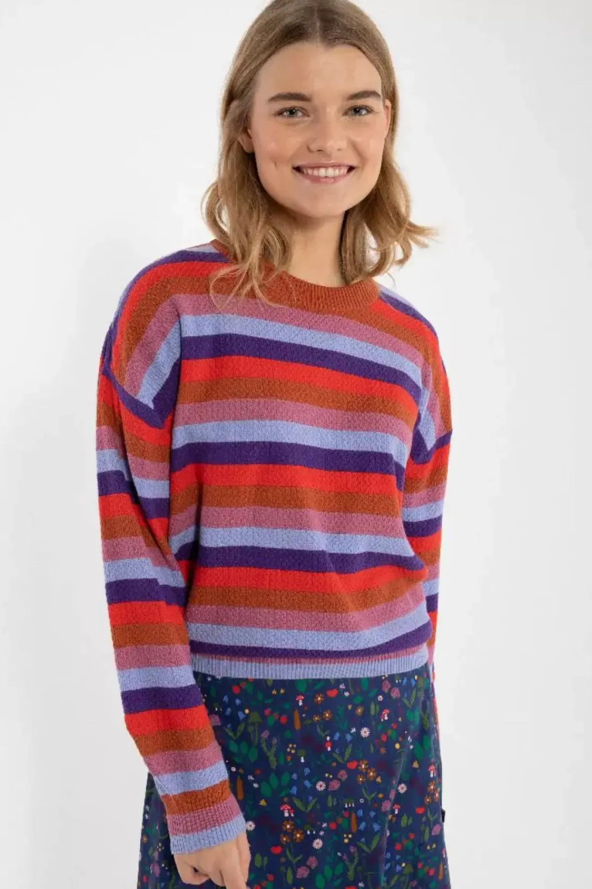Danefæ Strickwaren>Danegold Pearl Knit Sweater Multicolor 1