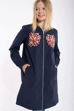 Danefæ Übergangsjacken>Danegudrun Jacket Navy Berry Emby