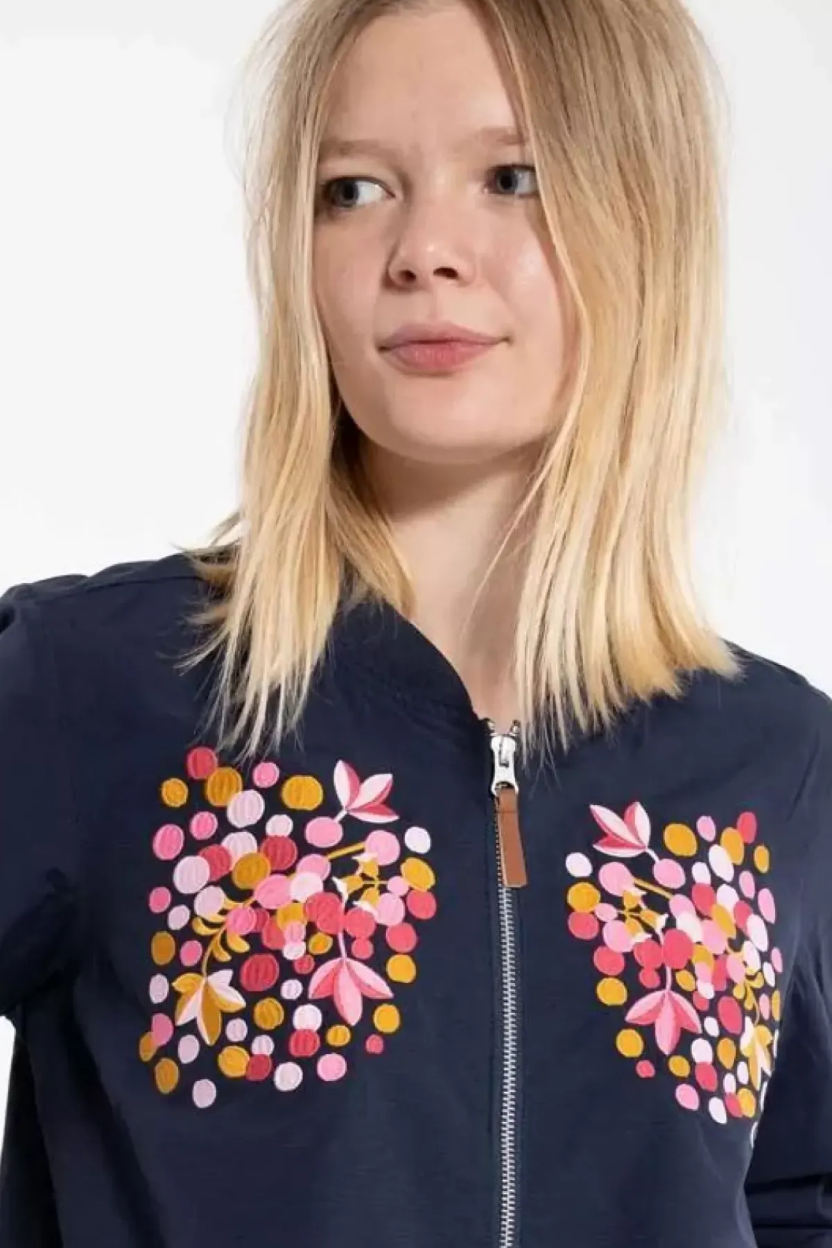 Danefæ Übergangsjacken>Danegudrun Jacket Navy Berry Emby