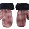 Danefæ Handschuhe>Danehandy Mittens Lt Beige/Dk Navy/Xmas Red