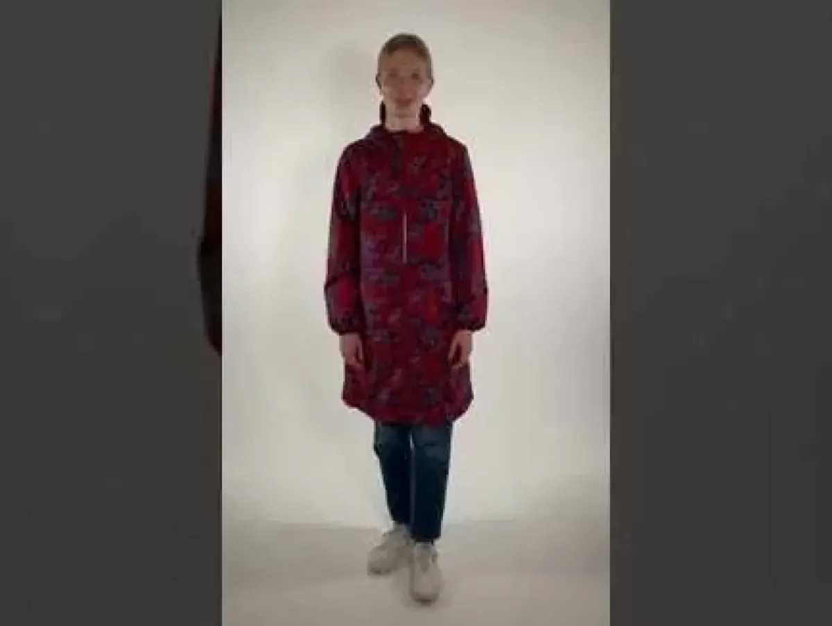 Danefæ Regenjacken>Danehelen Rainjacket Berrygood Blue