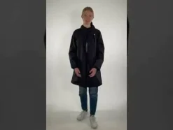 Danefæ Regenjacken>Danehelen Rainjacket Black (Black Zip)