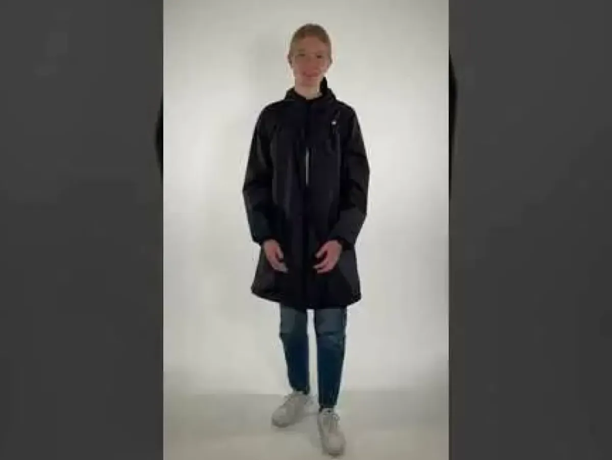 Danefæ Regenjacken>Danehelen Rainjacket Black (Black Zip)