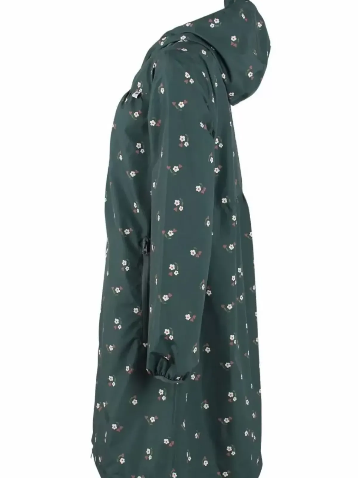 Danefæ Regenjacken>Danehelen Rainjacket Deep Forest Miniflower