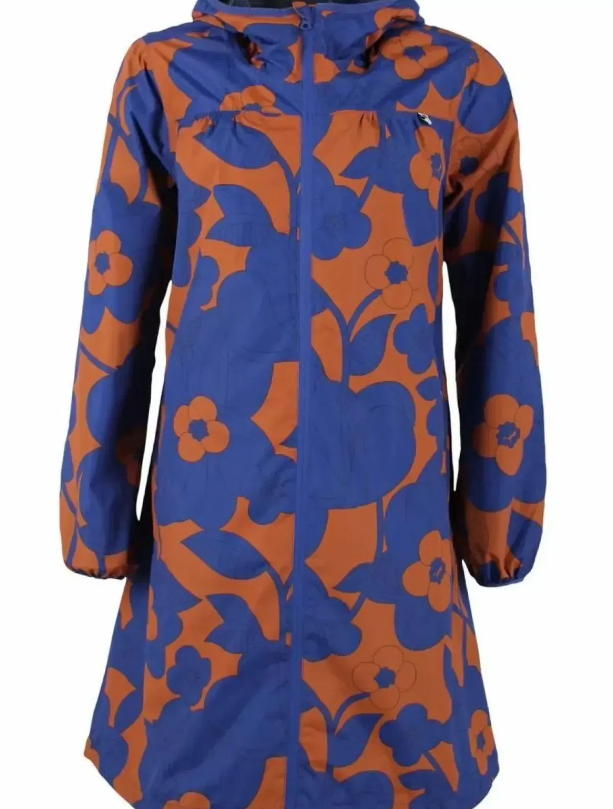 Danefæ Regenjacken>Danehelen Rainjacket Occer/Royal Blue Bloom Boom