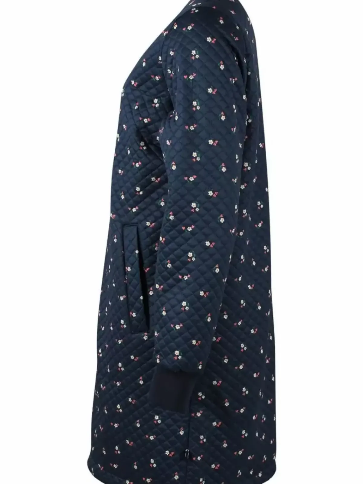 Danefæ Thermokleidung>Danehella Thermo Coat Navy Mini Flower