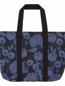 Danefæ Taschen>Danehelping Handbag Black Hortensia