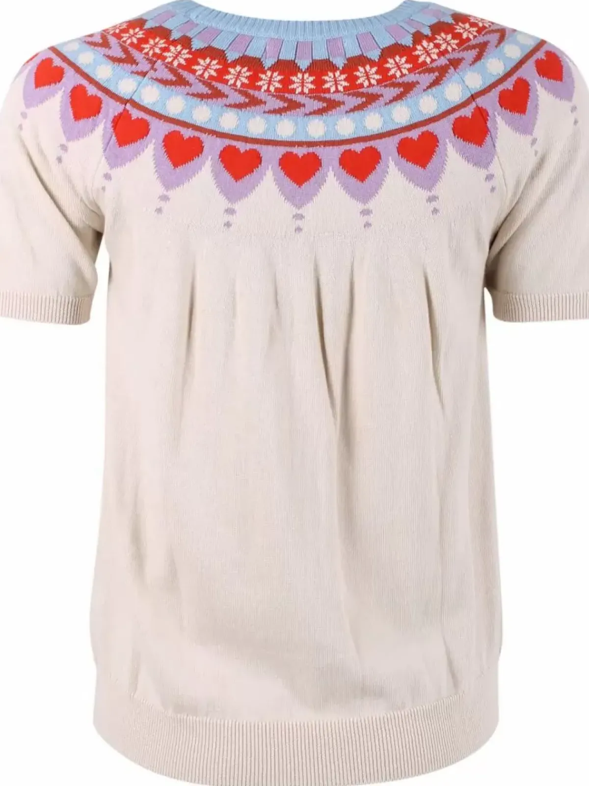Danefæ Strickwaren>Danehope Cotton Knit Sweater Tee Chalk